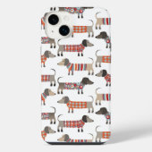Dachshund Sause Dog iPhone Hoesje (Achterkant)