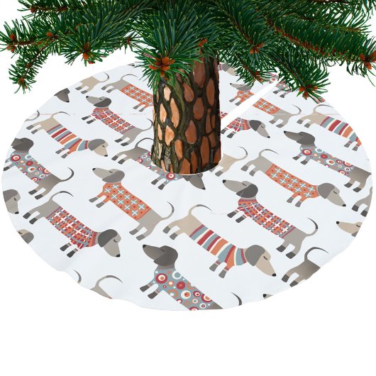 Dachshund Sause Dog Kerstboom Rok