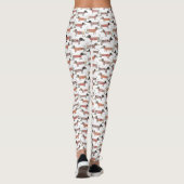 Dachshund Sause Dog Leggings (Achterkant)