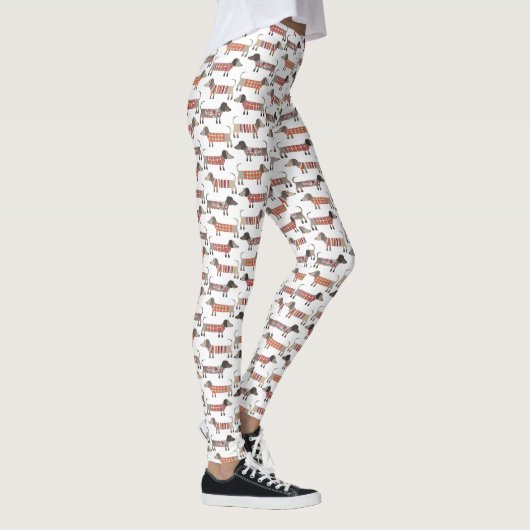 Dachshund Sause Dog Leggings (Rechts)