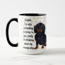 Dachshund Sause Dog Love Coffee Tea Custom