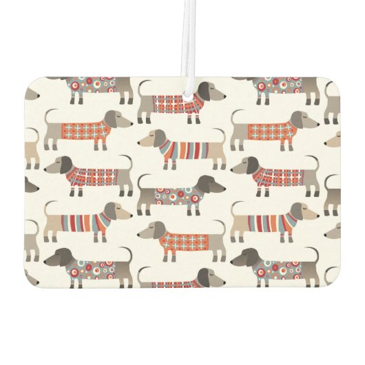 Dachshund Sause Dog Luchtverfrisser (Achterkant)