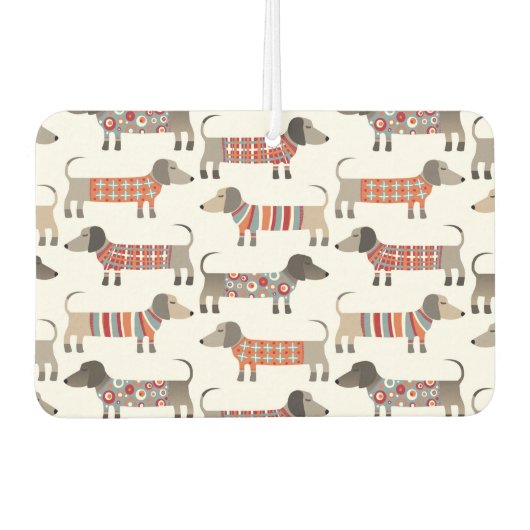 Dachshund Sause Dog Luchtverfrisser (Voorkant)