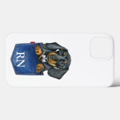 Dachshund Sause Dog Monogram Hoesje-Mate Hoesje (Achterkant (horizontaal))