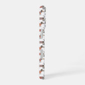 Dachshund Sause Dog Monogram Initiaal iPhone 16 Hoesje (Rechterkant)