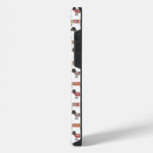 Dachshund Sause Dog Monogram iPhone Hoesje (Linkerkant)