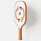 Dachshund Sause Dog Monogram Pickleball Paddle (Links)
