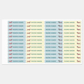 Dachshund Sause Dog Name Labels (Vel)