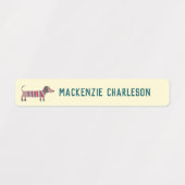 Dachshund Sause Dog Name Labels (Design 2)