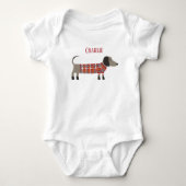 Dachshund Sause Dog Name T-Shirt (Voorkant)