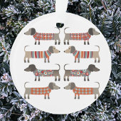 Dachshund Sause Dog Ornament