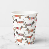 Dachshund Sause Dog Papieren Bekers (Achterkant)