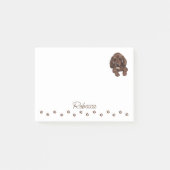 Dachshund Sause Dog Personalized Post-it Notes (Voorkant)