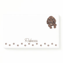 Dachshund Sause Dog Personalized Post-it Notes