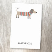 Dachshund Sause Dog Personalized Post-it Notes
