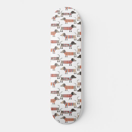 Dachshund Sause Dog Persoonlijk Skateboard (Voorkant)
