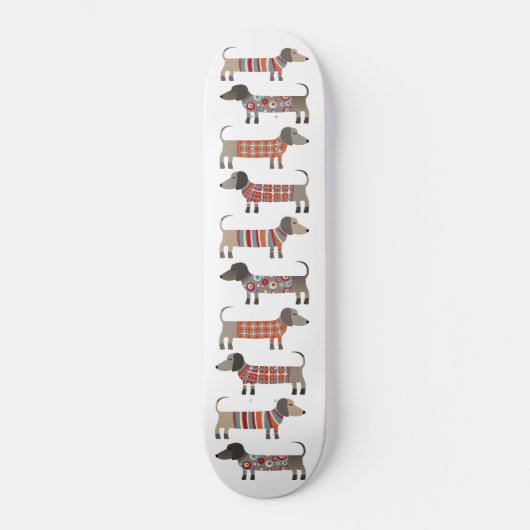 Dachshund Sause Dog Persoonlijk Skateboard (Voorkant)