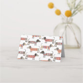 Dachshund Sause Dog Plaatskaartje (Achterkant)