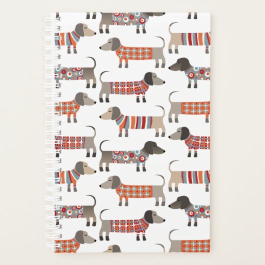 Dachshund Sause Dog Planner (Voorkant)