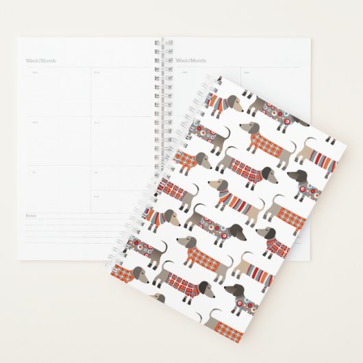 Dachshund Sause Dog Planner (Display)