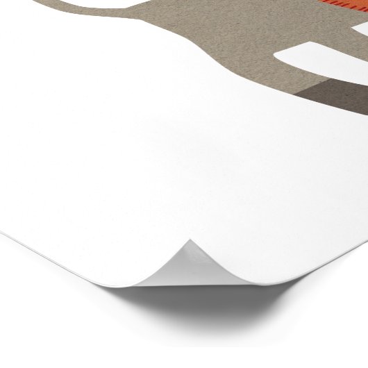 Dachshund Sause Dog Poster (Hoek)