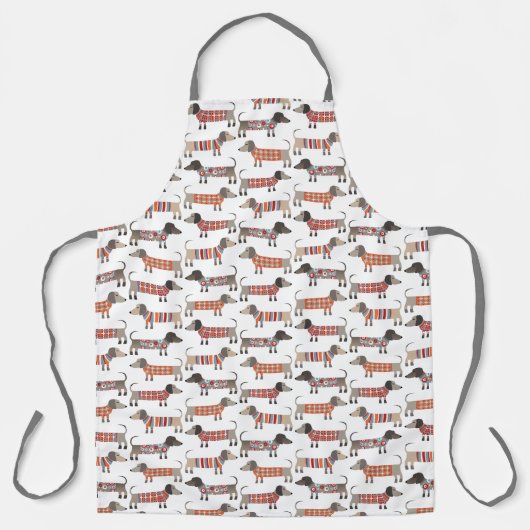 Dachshund Sause Dog Schort (Voorkant)