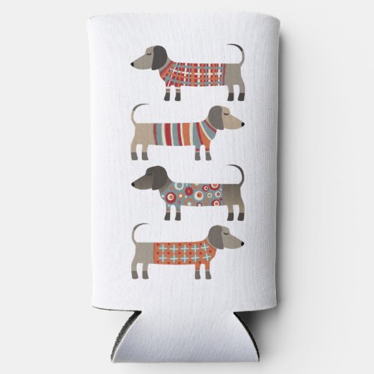 Dachshund Sause Dog Seltzer Blikjeskoeler (Voorkant)