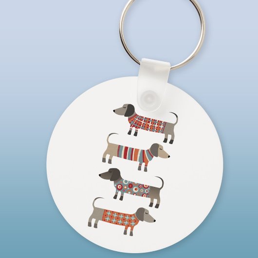 Dachshund Sause Dog Sleutelhanger