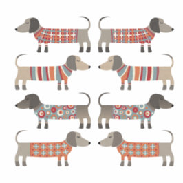 Dachshund Sause Dog Sticker