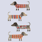 Dachshund Sause Dog Sticker