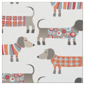 Dachshund Sause Dog Stof (Close Up)