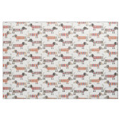 Dachshund Sause Dog Stof (Fat Quarter)