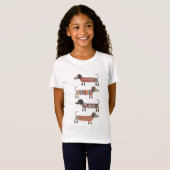 Dachshund Sause Dog T-shirt (Voorkant volledig)