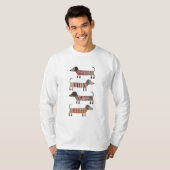 Dachshund Sause Dog T-shirt (Voorkant volledig)