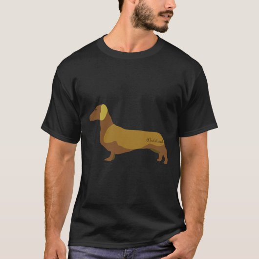 Dachshund Sause Dog T-shirt (Voorkant)
