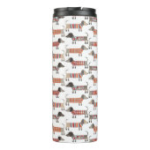 Dachshund Sause Dog Thermosbeker (Achterkant)