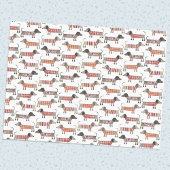 Dachshund Sause Dog Tissuepapier