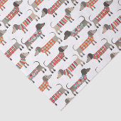 Dachshund Sause Dog Tissuepapier (Detail)