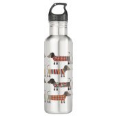 Dachshund Sause Dog Waterfles (Voorkant)