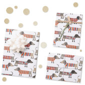Dachshund Sause Dog Wrapping Paper Sheets