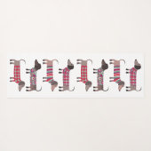 Dachshund Sause Dog Yogamat (Achterkant (horizontaal))