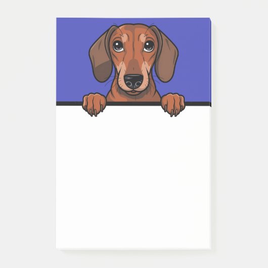 Dachshund Schattig Grappig Wiener Dog Liefhebber C Post-it® Notes (Voorkant)