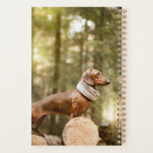 Dachshund schattig planner (Achterkant)