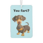 Dachshund Scheet Luchtverfrisser (Achterkant)