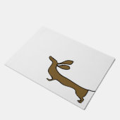 Dachshund-schildpaddoormat Deurmat (Schuin)