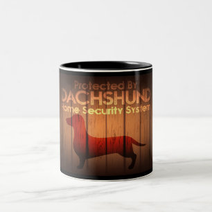 Dachshund Security Tweekleurige Mok