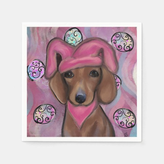 Dachshund Servet (Voorkant)