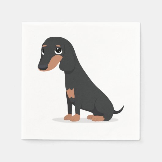 Dachshund Servet (Voorkant)