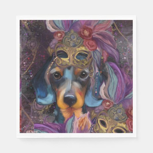 Dachshund Servet (Voorkant)