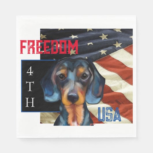 Dachshund Servet (Voorkant)